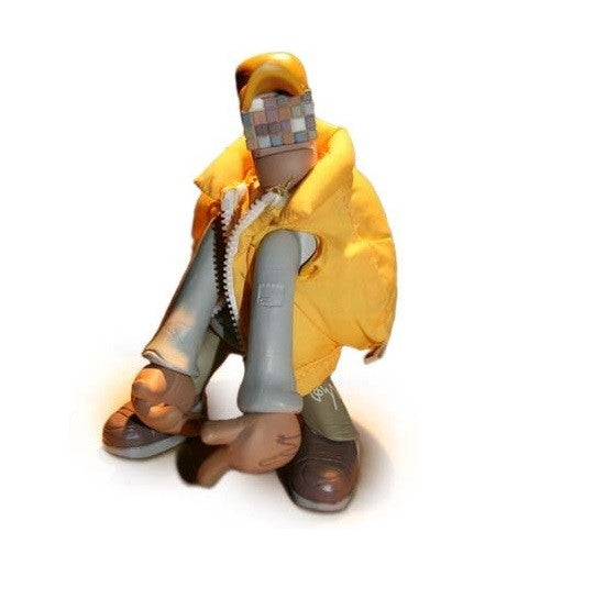 Crazysmiles 2003 Michael Lau Crazy Children 2 Mr. A Yellow Ver 7.5" Vinyl Figure - Lavits Figure
- 1