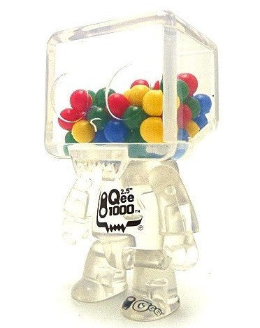 Toy2R 2008 Qee Key Chain Collection 1000th Clear Ver 3" Figure - Lavits Figure
 - 2