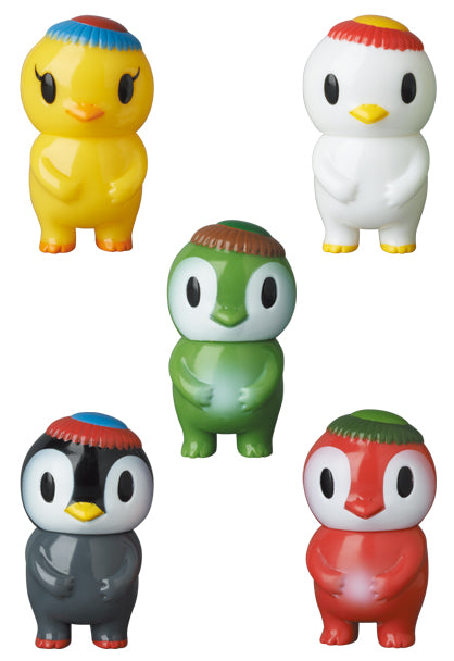 Medicom Toy VAG Vinyl Artist Gacha Gashapon Series 1 Konatsu Kappa Chan 5 2" Figure Set