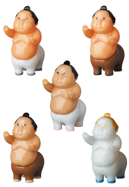 Medicom Toy VAG Vinyl Artist Gacha Gashapon Series 1 Zariganiworks Centaur-Sumo Wrestler 5 2" Figure Set