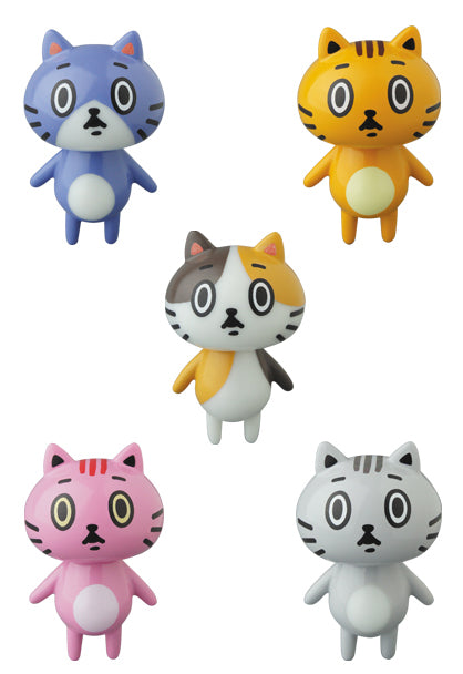 Medicom Toy VAG Vinyl Artist Gacha Gashapon BOX Series 1 Baketan Blog Zodiac Cat  5 2" Figure Set