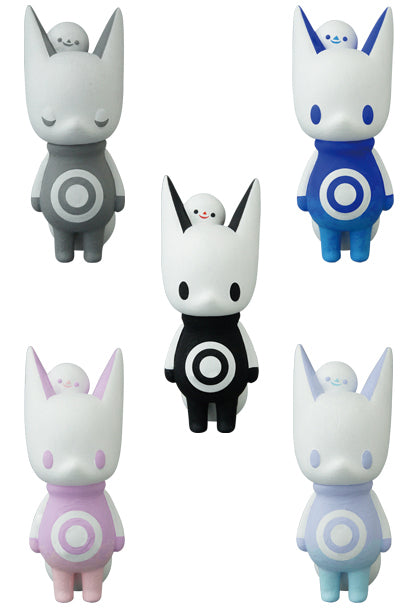 Medicom Toy VAG Vinyl Artist Gacha Gashapon Series 18 0313 Koichi & NyonNyon 5 2" Figure Set