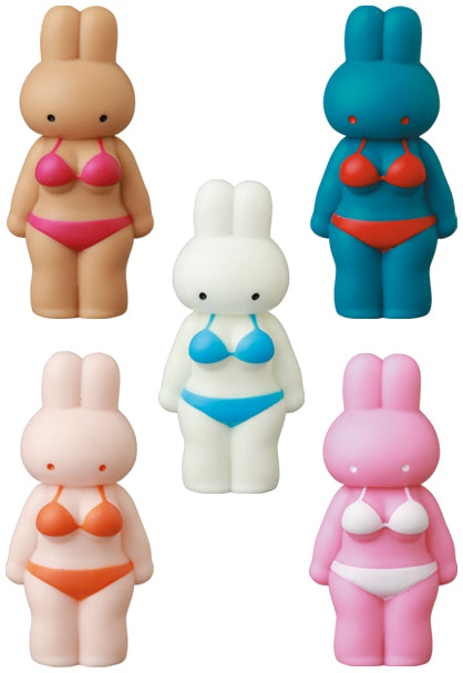 Medicom Toy VAG Vinyl Artist Gacha Gashapon Series 27 Sakina Compliance Usagi 5 2" Figure Set