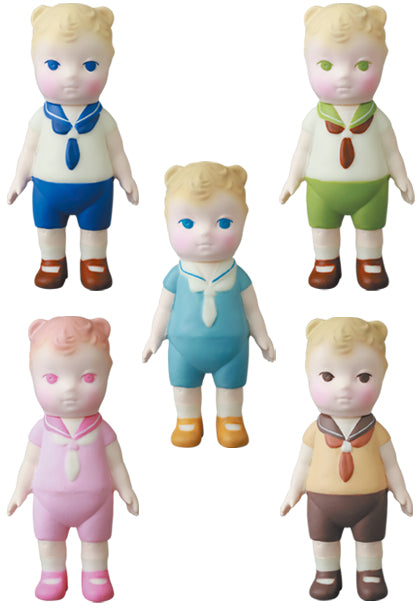 Medicom Toy VAG Vinyl Artist Gacha Gashapon Series 30 Hitomi Y Kumamimichan Baby 5 2" Figure Set