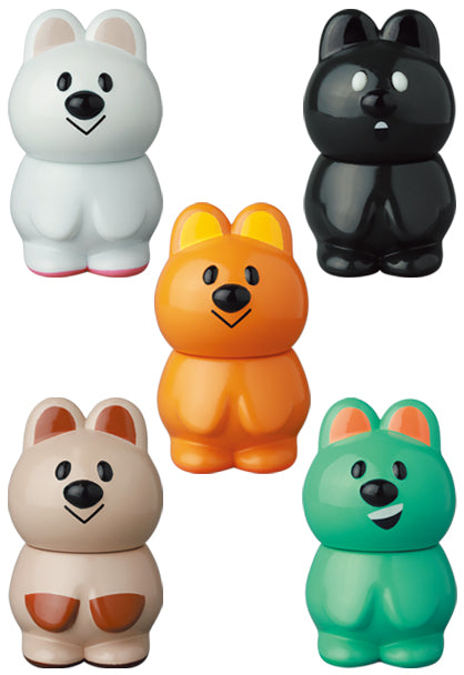 Medicom Toy VAG Vinyl Artist Gacha Gashapon Series 33 Junk Food Opera Quokka Chan 5 2" Figure Set
