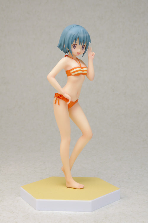 Wave 1/10 Beach Queens Puella Magi Maho Shojo Madoka Magica Sayaka Miki ver2 Swimsuit Bikini Pvc Figure