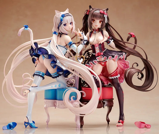 Native 1/6 Nekopara Chocola & Vanilla Chair ver PVC Figure Set