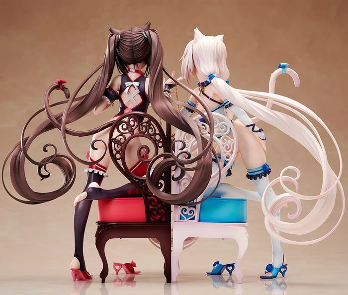 Native 1/7 Nekopara Chocola & Vanilla Chair ver PVC Figure Set
