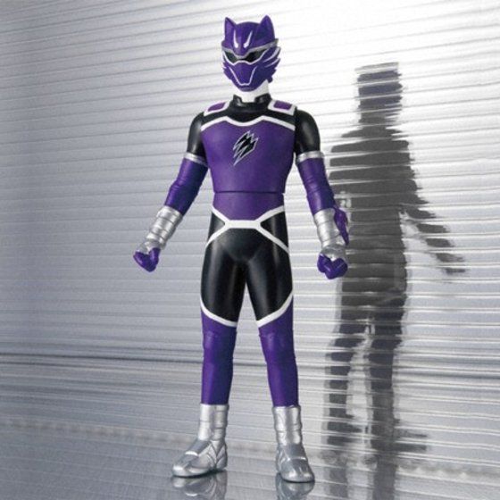 Bandai Power Rangers Jungle Fury Gekiranger Sentai Hero Vol 07 Super Geki Violet Purple 6" Soft Vinyl Trading Figure