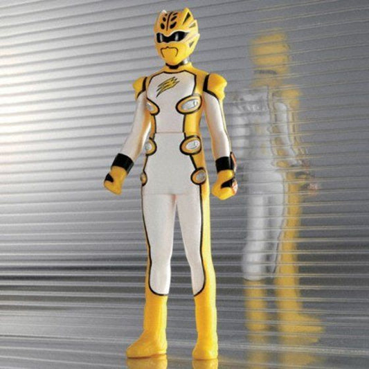 Bandai Power Rangers Jungle Fury Gekiranger Sentai Hero Vol 05 Super Geki Yellow 6" Soft Vinyl Trading Figure