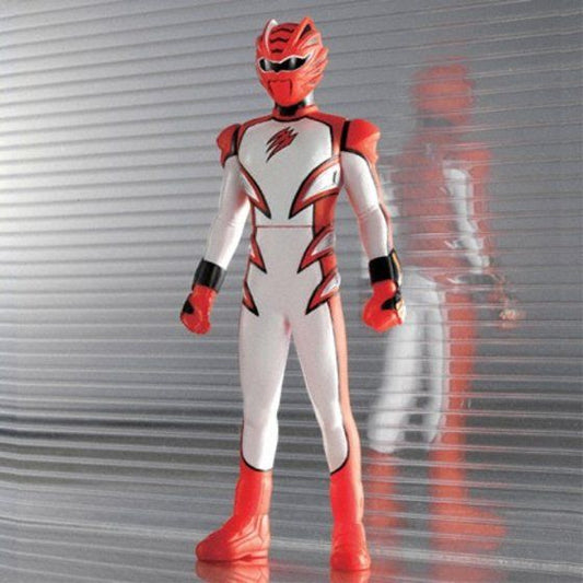 Bandai Power Rangers Jungle Fury Gekiranger Sentai Hero Vol 04 Super Geki Red 6" Soft Vinyl Trading Figure