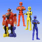 Bandai Power Rangers Jungle Fury Gekiranger Gashapon 6 Mini Action Mascot Collection Figure Set