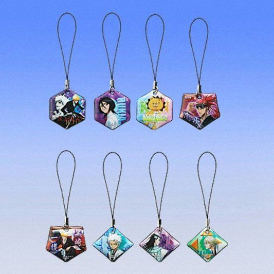 Bandai Bleach Gashapon Soul Soft Strap 8 Collection Figure Set