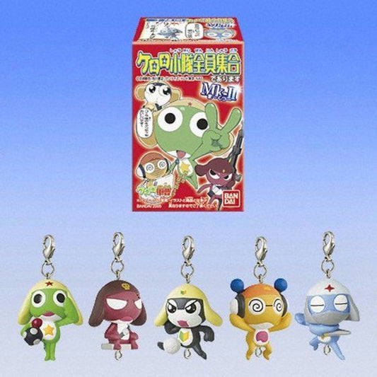 Bandai Keroro Gunso Platoon All Together Mk-II 10 Mascot Strap Trading Figure Set