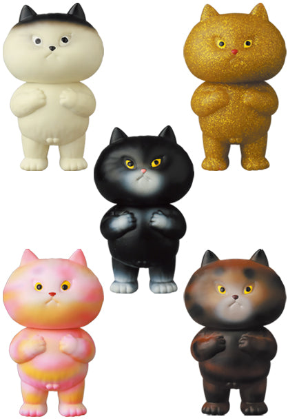 Medicom Toy VAG Vinyl Artist Gacha Gashapon Series 29 Mai Nagamoto Futeneko 5 2" Figure Set