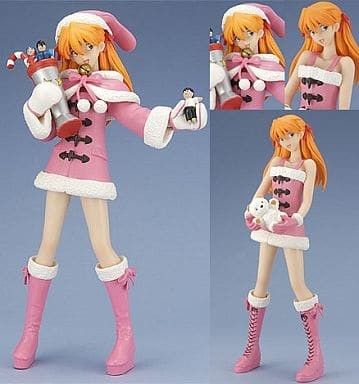 Gainax 1/6 Neon Genesis Evangelion Sohryu Asuka Langley Christmas Santa Asuka Hobby Japan Pink Limited ver Pvc Figure