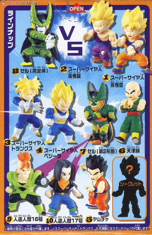 Bandai Dragon Ball Z Deformation Part 6 Chapter of Miracle Parents Kamehameha 10 Mini Trading Figure Set