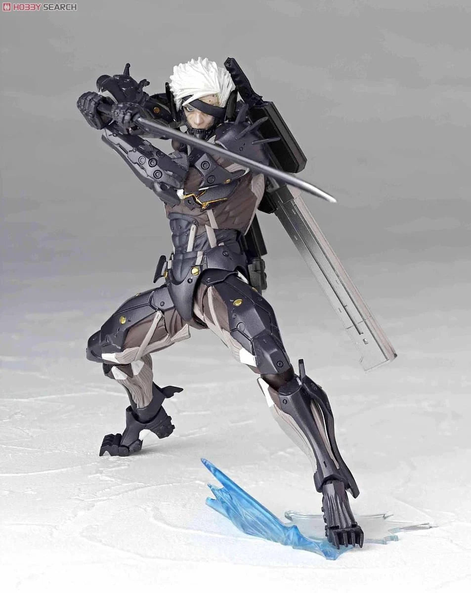 Kaiyodo Revoltech Yamaguchi 140 Metal Gear Rising Revengeance Raiden Action Figure