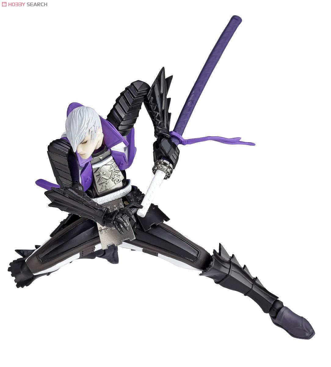 Kaiyodo Revoltech Micro Yamaguchi Revol Mini RM 008 Sengoku Basara Ishida Mitsunari Action Figure