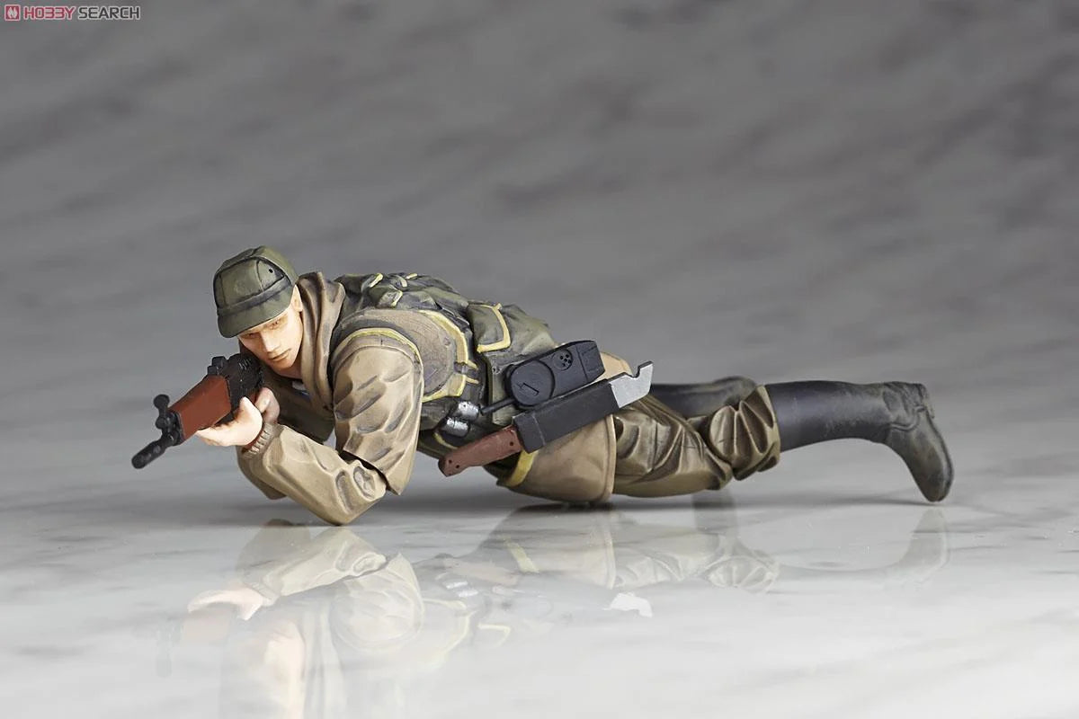 Kaiyodo Revoltech Micro Yamaguchi Revol Mini RMEX 002 MGSV TPP Soviet Soldiers Action Figure