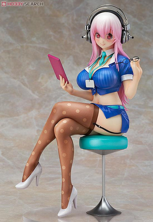 Wing 1/7 Nitro Super Sonico Office Lady OL ver PVC Figure