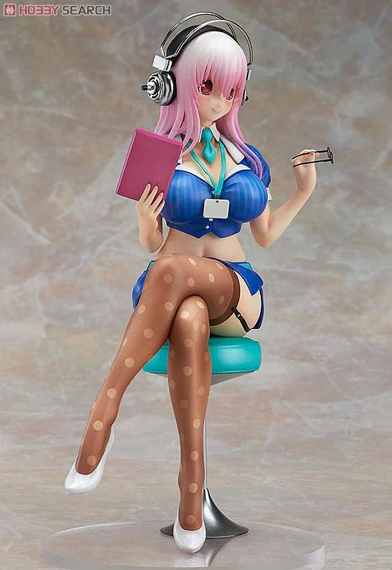 Wing 1/7 Nitro Super Sonico Office Lady OL ver PVC Figure
