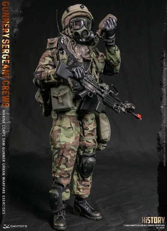 DamToys 1/6 12" Elite Series 78082 Marine Corps Gunnery Sergeant Crews Action Figure