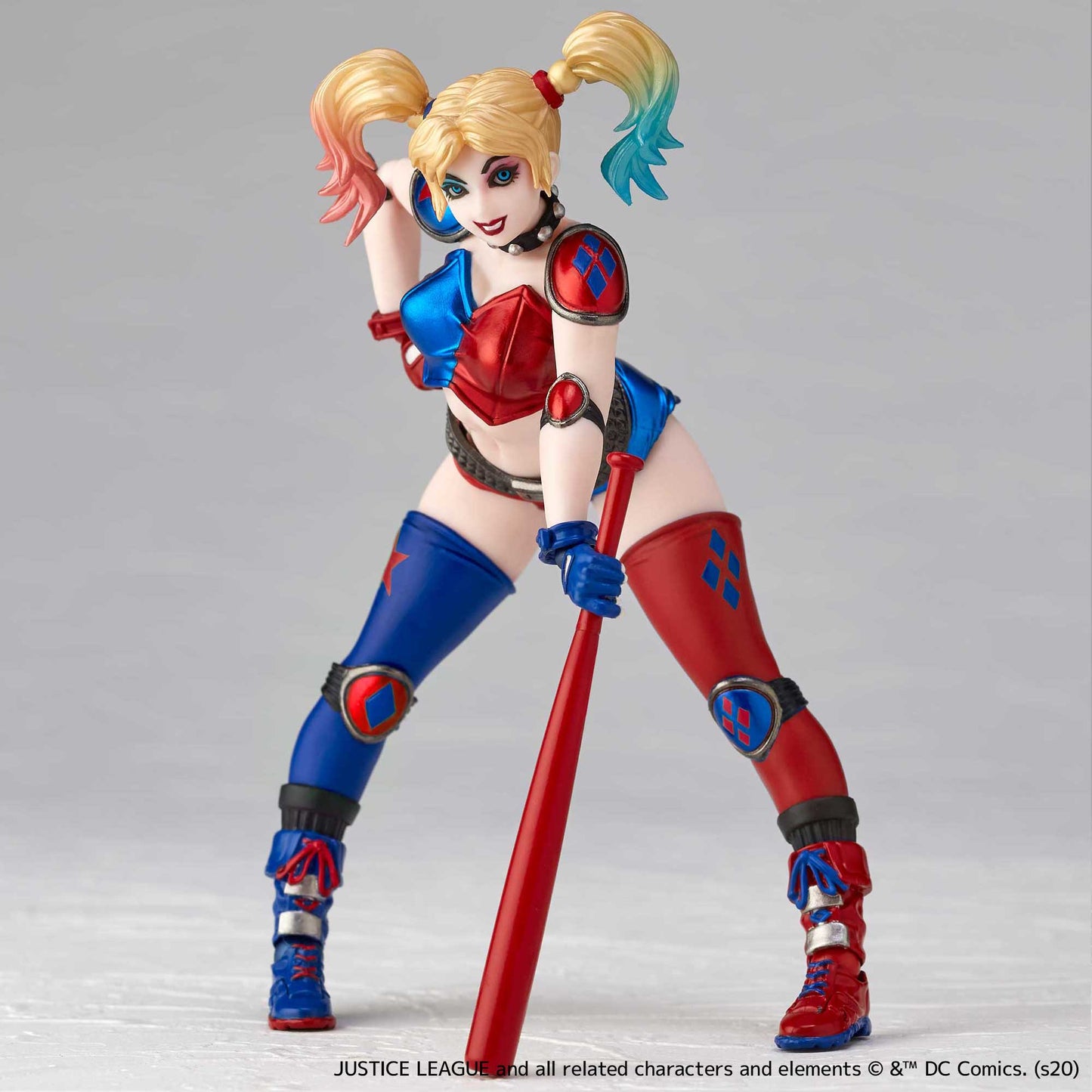 Kaiyodo Revoltech Amazing Yamaguchi 015EX DC Comics Harley Quinn New Color ver Action Figure
