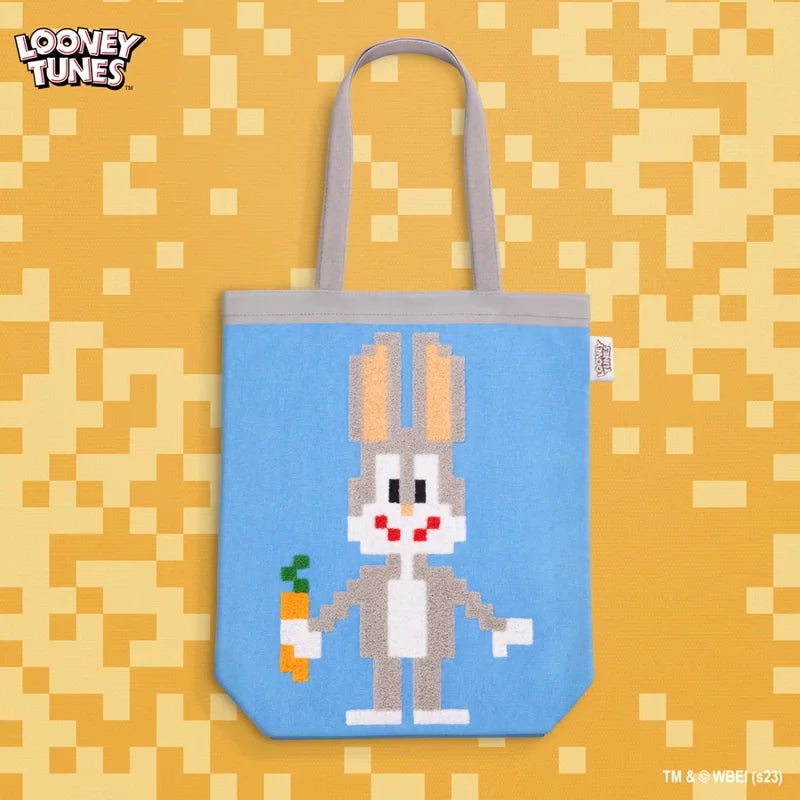 Looney Tunes Taiwan Poya Limited Pixel Art Style Bugs Bunny Tote Bag