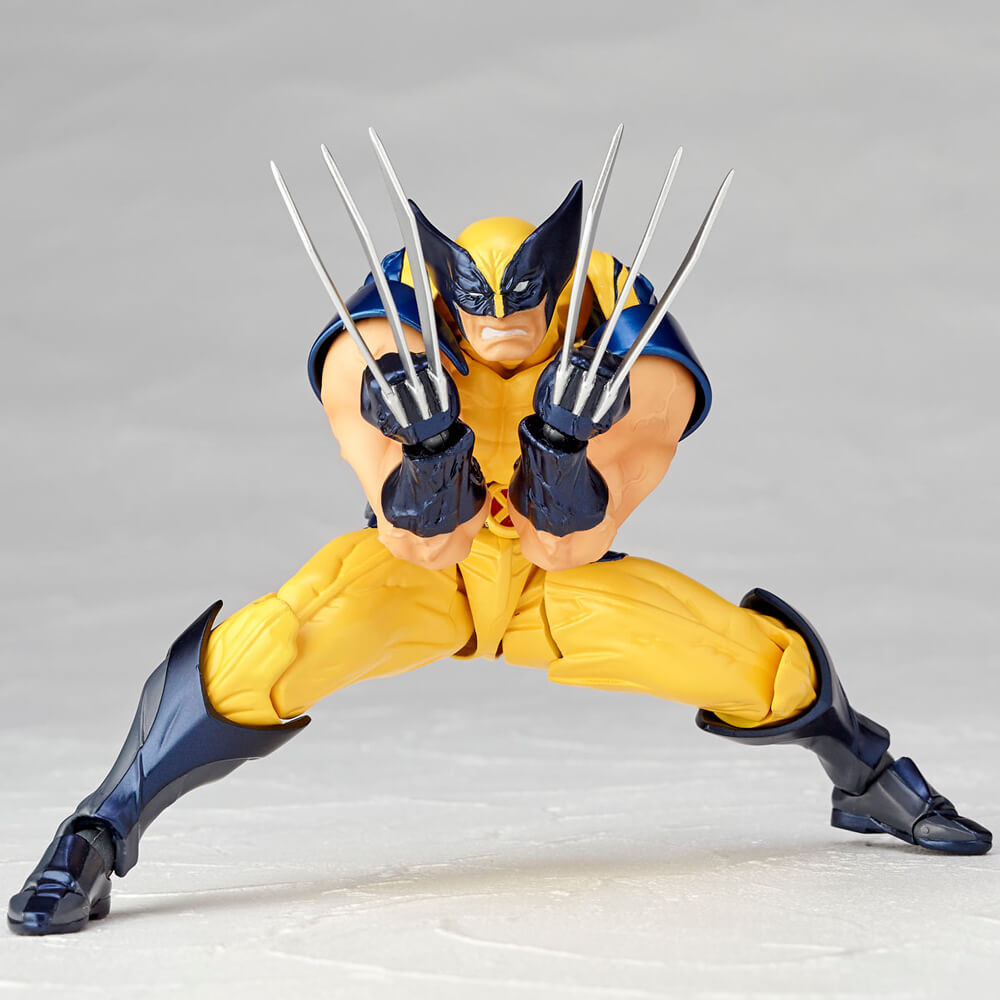 Kaiyodo Revoltech Amazing Yamaguchi 005 Marvel X-Men Wolverine Action Figure