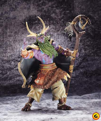 Blizzard 2002 World of Warcraft III Reign of Chaos Thrall & Furion Stormrage & Muradin Bronzebeard 3 Action Figure Set