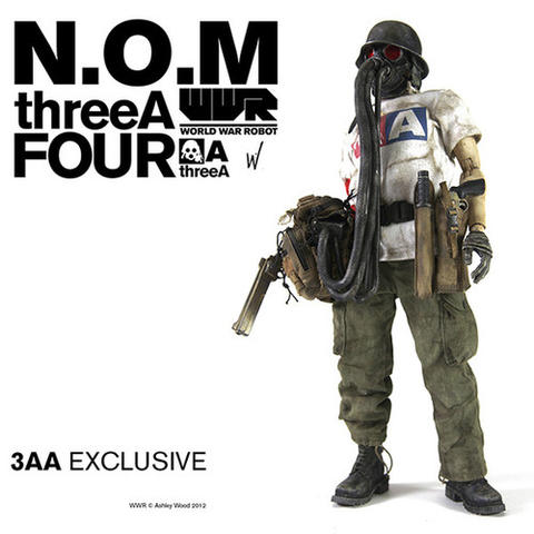 ThreeA 3AA Toys 1/6 12" WWR Ashley Wood Nom Four Action Figure