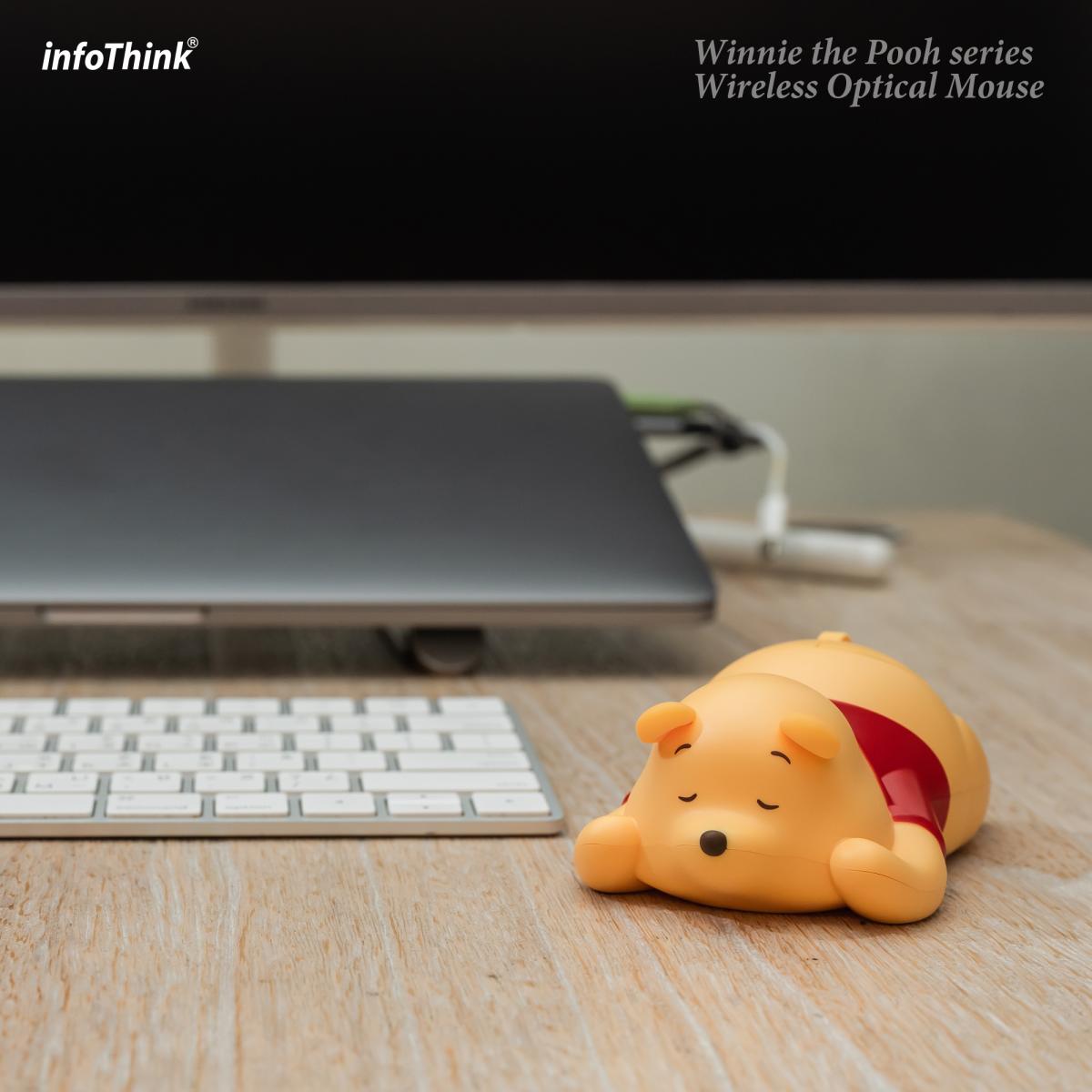 Infothink Disney Winnie The Pooh Hip Style ver Wireless Optical Mouse