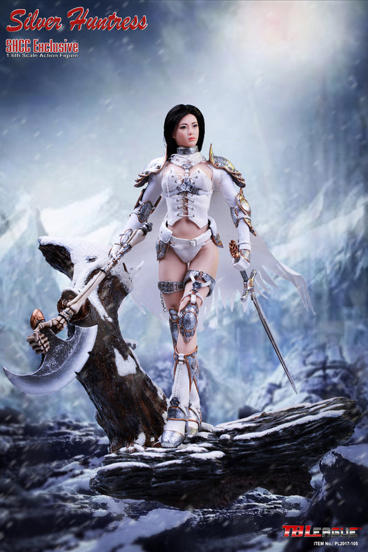 Phicen 1/6 12" PL2017-105 Silver Huntress SHCC Exclusive Deluxe Collector Action Figure