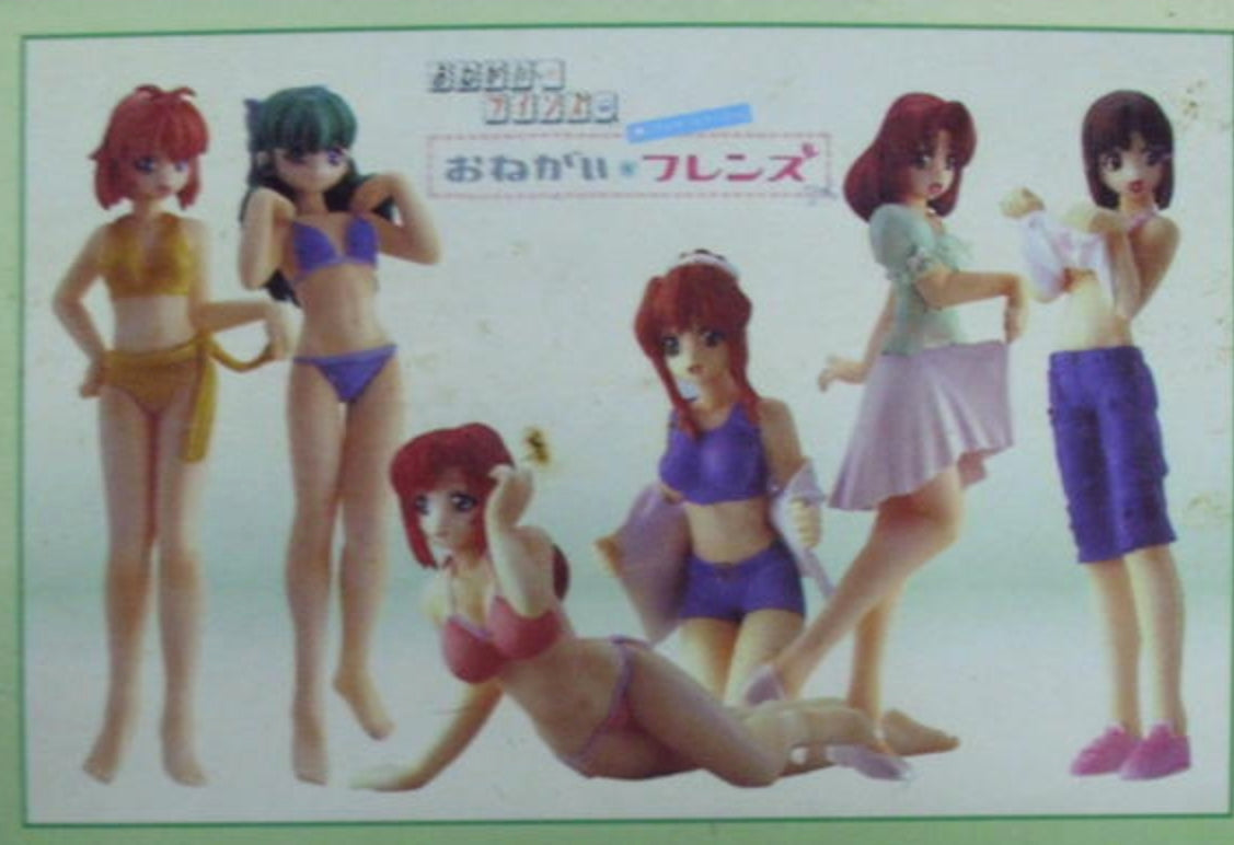 CM's Please Teacher 6 Swimsuit Bikini Clear Hair ver Trading Figure Set