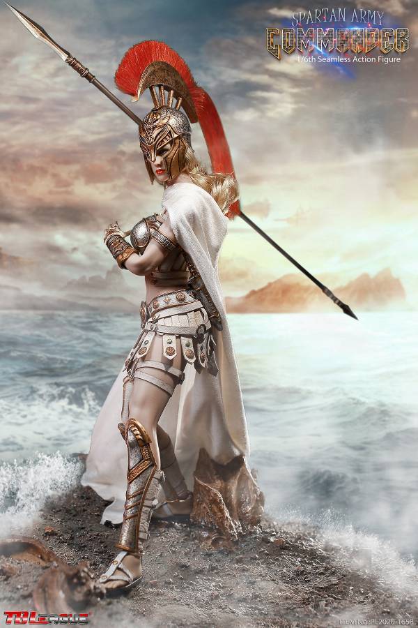 TBLeague Phicen 1/6 12" PL2020-165B Spartan Army Commander Silver ver Action Figure