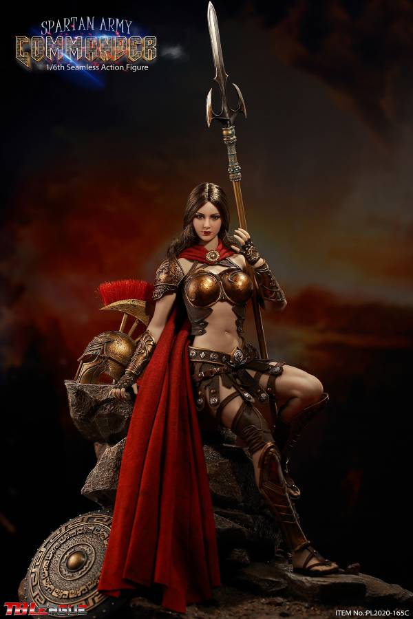 TBLeague Phicen 1/6 12" PL2020-165C Spartan Army Commander Golden ver Action Figure