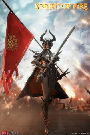 TBLeague Phicen 1/6 12" PL2020-173C Knight of Fire Black ver Action Figure