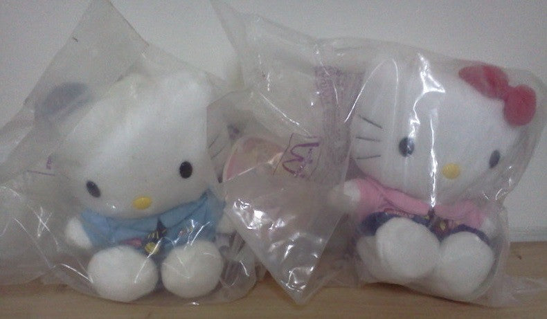 Mcdonalds 1999 Hello Kitty Dear Daniel Love McKitty McDonalds Uniform ver Plush Doll Figure