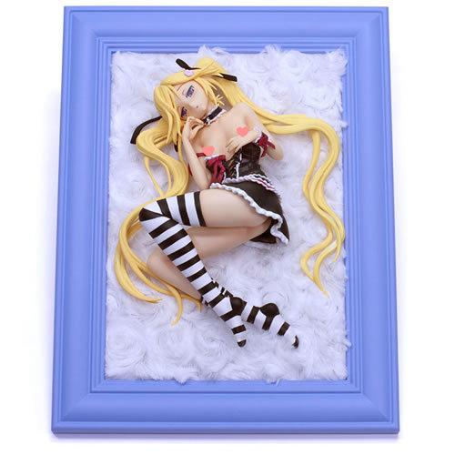 Blackberry 1/7 Kanojo x Kanojo x Kanojo Mafuyu Orifushi DokiDoki Black ver Pvc Figure