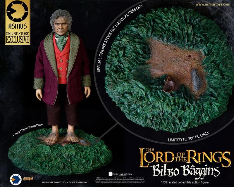 Asmus Toys 1/6 12" LOTR31 Heroes of Middle-Earth The Lord Of The Rings The Hobbit Bilbo Baggins Action Figure