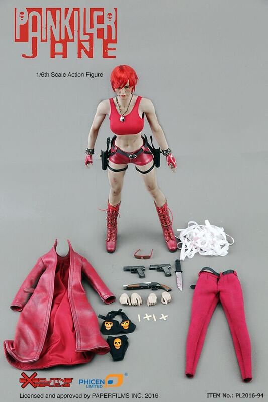 TBLeague 1/6 12" PL2016-94 Phicen Painkiller Jane Action Figure