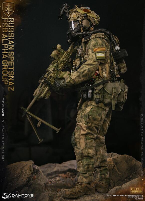 DamToys 1/6 12" Elite Series 78092 Russian Spetsnaz FSB Alpha Group Action Figure