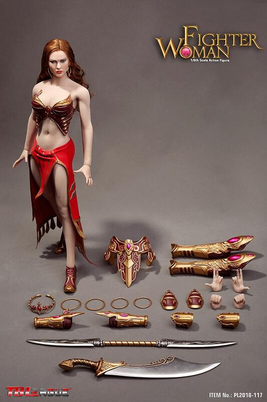 TBLeague 1/6 12" PL2018-117 Phicen Fighter Woman Action Figure