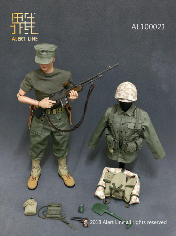 Alert Line 1/6 12" AL100021 WWII U.S. Marine Corps Action Figure