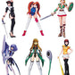 Yujin SR Gashapon Namco Real Figure Collection Gals Selection Part 4 6 Figure Set