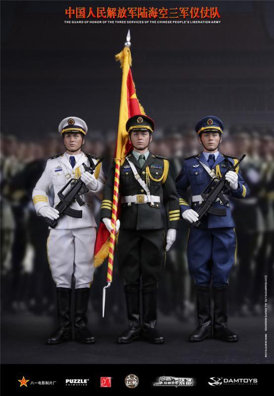 DamToys 1/6 12" Elite Series 78029 The Guard of Honor of The Three Services of The Chinese People's Liberation Army Action Figure