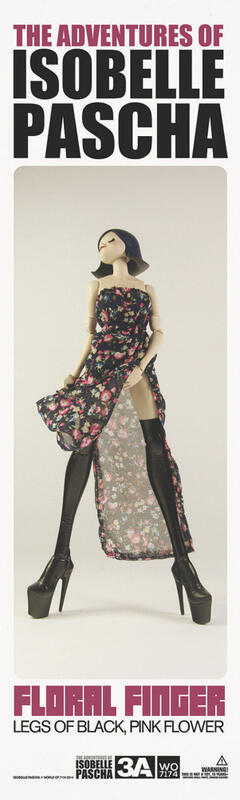 ThreeA 3AA Toys 1/6 12" Ashley Wood The Adventures Of Isobelle Pascha Floral Finger Vinyl Action Figure