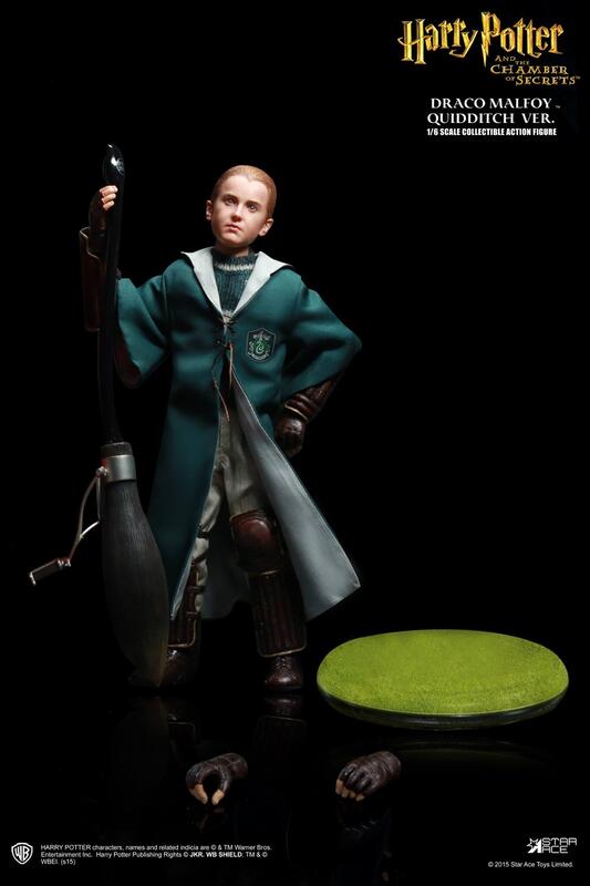 Star Ace Toys 1/6 12" Harry Potter and The Sorcerer's Stone Draco Malfoy Quidditch ver Action Figure