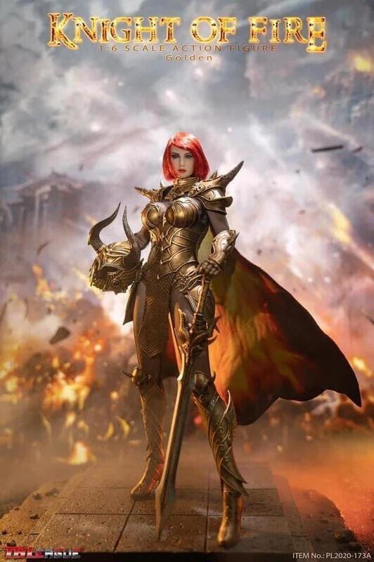 TBLeague 1/6 12" PL2020-173A Knight of Fire Golden ver Action Figure